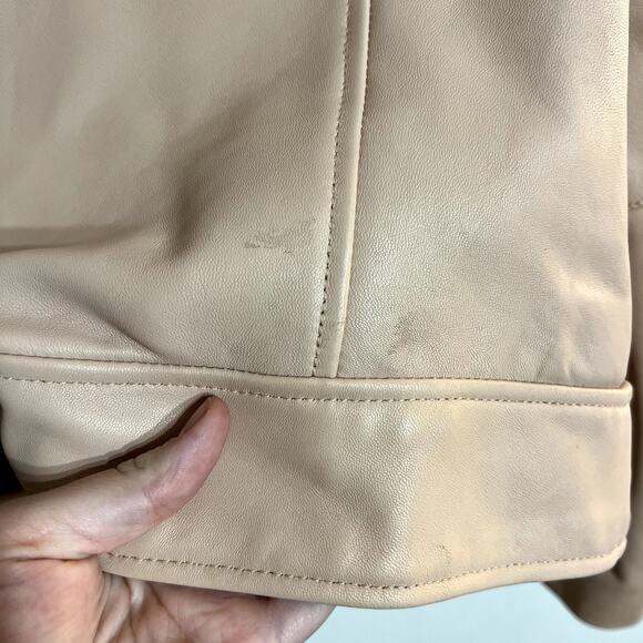 Cole Haan Lambskin Leather Jacket - Picture 6 of 6